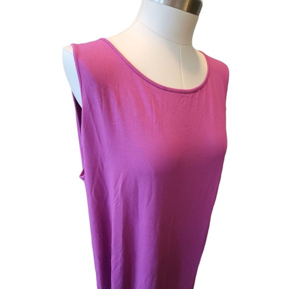 J. Jill Pure Jill Dress and Jacket Set Berry Pink Woman's Plus 3X NWT DH388 - Picture 4 of 16